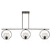 Forte - 2703-03-32 - Three Light Island Pendant - Antique Bronze