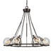Forte - 2706-06-32 - Six Light Chandelier - Antique Bronze