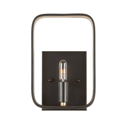 Forte - 5196-01-42 - One Light Wall Sconce - Black/Gold