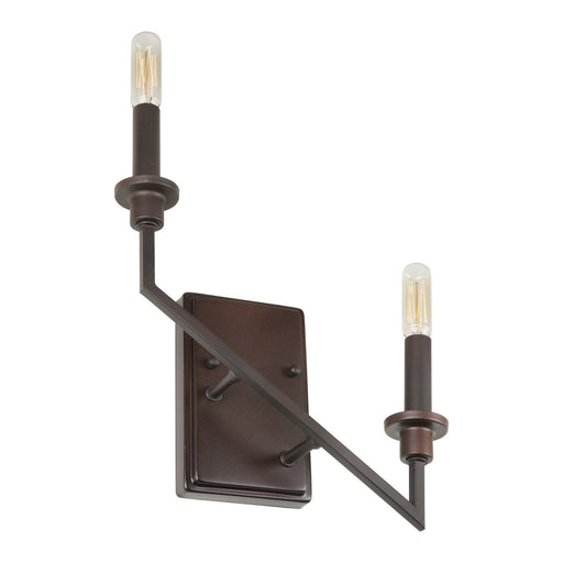 Forte - 5504-02-32 - Two Light Wall Sconce - Antique Bronze