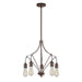 Forte - 7098-05-32 - Five Light Chandelier - Antique Bronze
