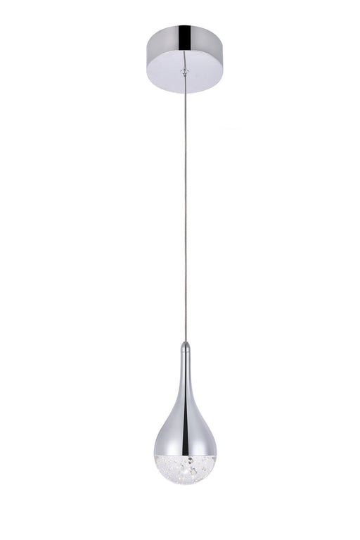 Elegant Lighting - 3801D4C - LED Pendant - Amherst - Chrome