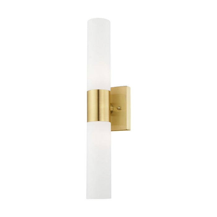 Livex Lighting - 10102-12 - Two Light Bath Vanity - Aero - Satin Brass