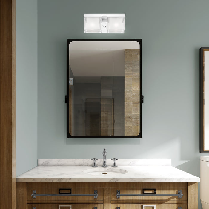 Two Light Bath Vanity from the Duval collection in Polished Chrome finish