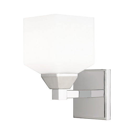 Livex Lighting - 10281-05 - One Light Wall Sconce - Aragon - Polished Chrome
