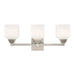 Livex Lighting - 10283-91 - Three Light Bath Vanity - Aragon - Brushed Nickel