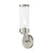 Livex Lighting - 10361-91 - One Light Wall Sconce - Hillcrest - Brushed Nickel
