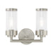 Livex Lighting - 10362-91 - Two Light Bath Vanity - Hillcrest - Brushed Nickel