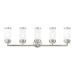 Livex Lighting - 10365-05 - Five Light Bath Vanity - Hillcrest - Polished Chrome