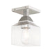 Livex Lighting - 10380-05 - One Light Ceiling Mount - Aragon - Polished Chrome