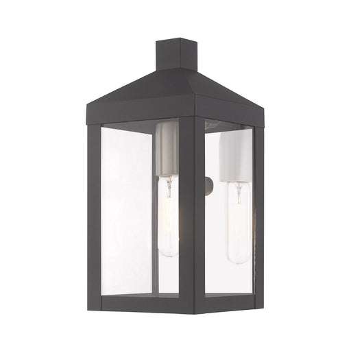 Livex Lighting - 20581-76 - One Light Outdoor Wall Lantern - Nyack - Scandinavian Gray