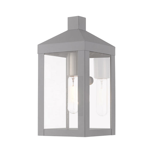 Livex Lighting - 20581-80 - One Light Outdoor Wall Lantern - Nyack - Nordic Gray