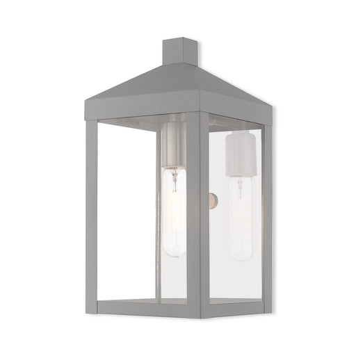 Livex Lighting - 20582-80 - One Light Outdoor Wall Lantern - Nyack - Nordic Gray