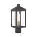 Livex Lighting - 20590-76 - One Light Outdoor Post-Top Lanterm - Nyack - Scandinavian Gray