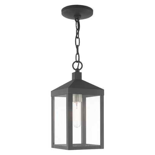 Livex Lighting - 20591-76 - One Light Outdoor Pendant - Nyack - Scandinavian Gray