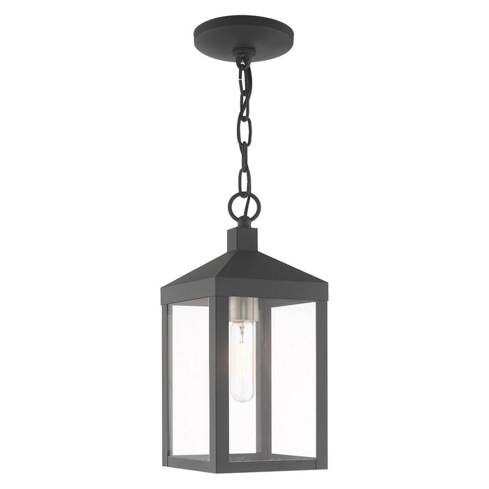 Livex Lighting - 20591-76 - One Light Outdoor Pendant - Nyack - Scandinavian Gray