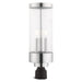 Livex Lighting - 20728-05 - Three Light Post-Top Lanterm - Hillcrest - Polished Chrome
