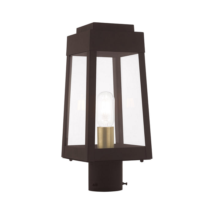 Livex Lighting - 20853-07 - One Light Outdoor Post-Top Lanterm - Oslo - Bronze
