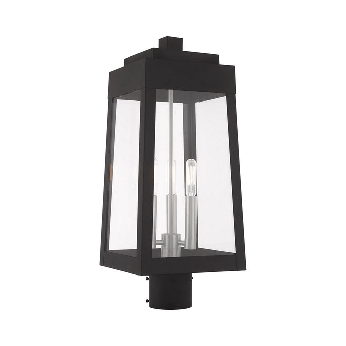 Livex Lighting - 20856-04 - Three Light Post-Top Lanterm - Oslo - Black