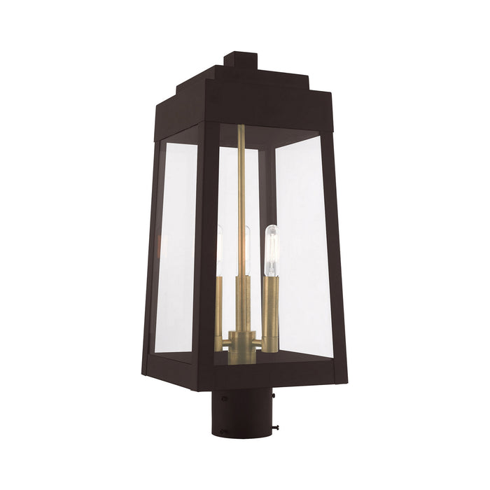 Livex Lighting - 20856-07 - Three Light Post-Top Lanterm - Oslo - Bronze