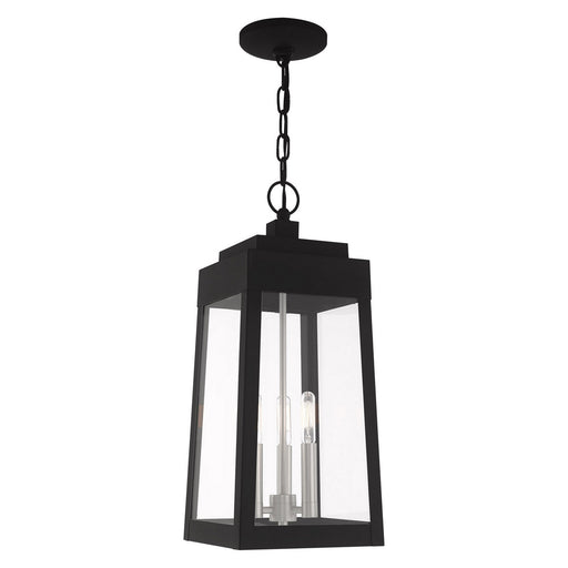 Livex Lighting - 20857-04 - Three Light Outdoor Pendant - Oslo - Black