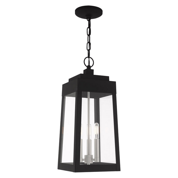 Livex Lighting - 20857-04 - Three Light Outdoor Pendant - Oslo - Black