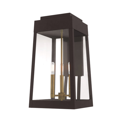 Livex Lighting - 20858-07 - Three Light Outdoor Wall Lantern - Oslo - Bronze