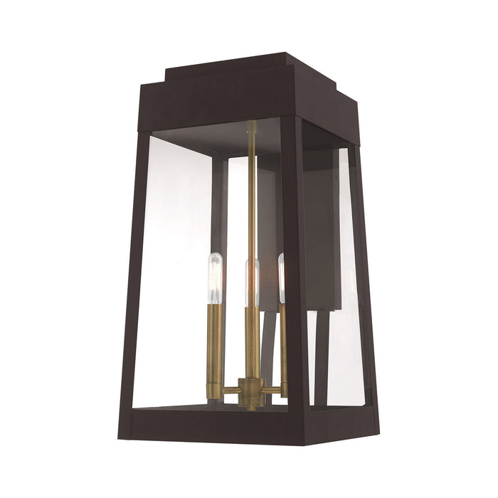 Livex Lighting - 20858-07 - Three Light Outdoor Wall Lantern - Oslo - Bronze