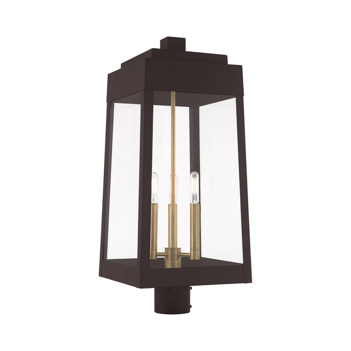 Livex Lighting - 20859-07 - Three Light Post-Top Lanterm - Oslo - Bronze
