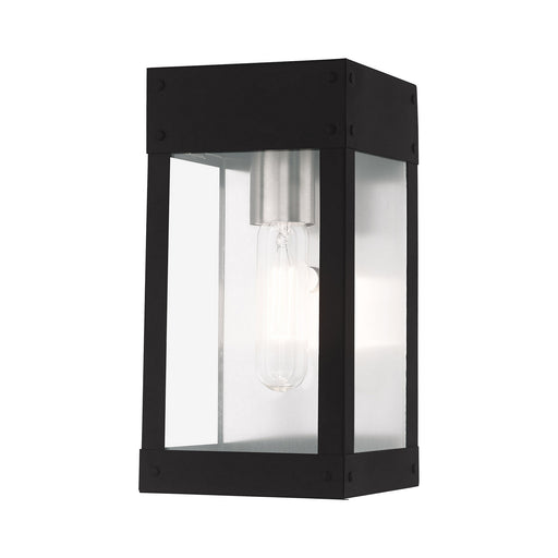 Livex Lighting - 20871-04 - One Light Outdoor Wall Lantern - Barrett - Black