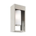 Livex Lighting - 20983-91 - One Light Outdoor Wall Lantern - Bleecker - Brushed Nickel