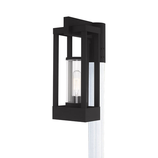 Livex Lighting - 20994-04 - One Light Outdoor Post-Top Lanterm - Delancey - Black