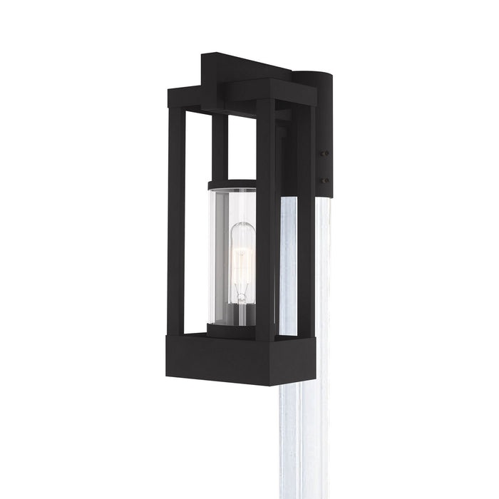 Livex Lighting - 20994-04 - One Light Outdoor Post-Top Lanterm - Delancey - Black
