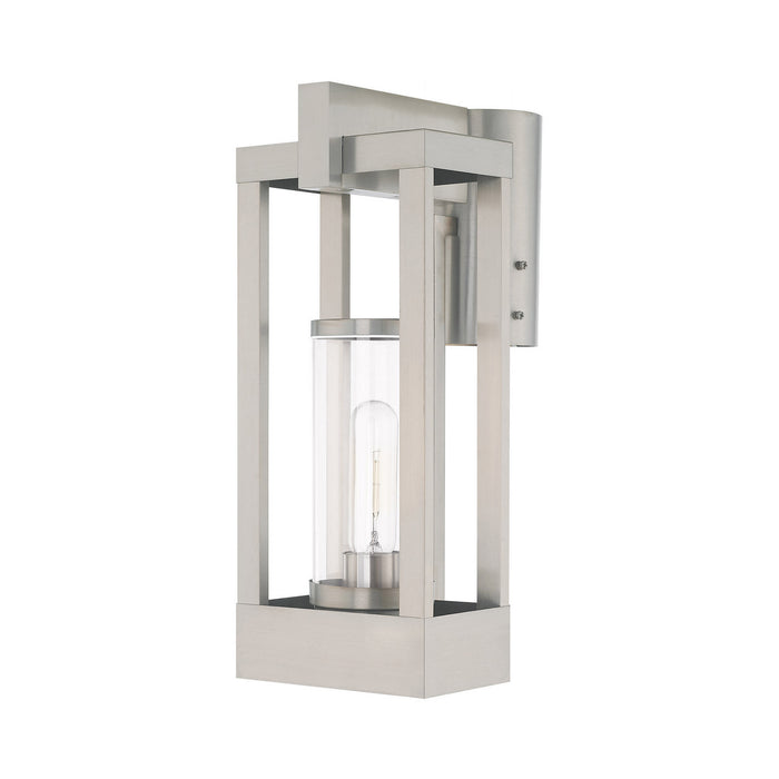 Livex Lighting - 20994-91 - One Light Outdoor Post-Top Lanterm - Delancey - Brushed Nickel