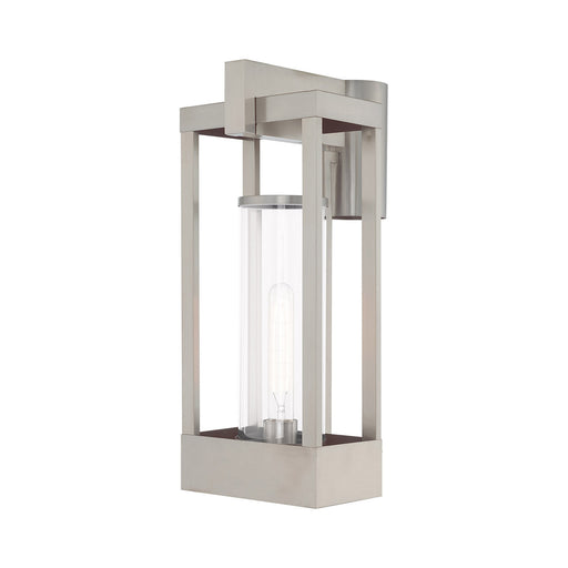 Livex Lighting - 20996-91 - One Light Outdoor Post-Top Lanterm - Delancey - Brushed Nickel