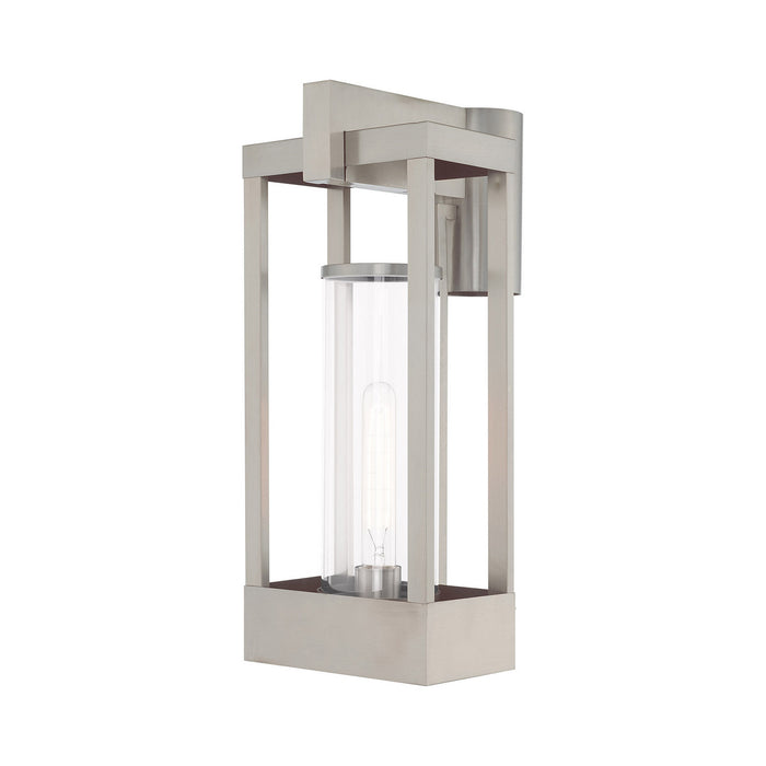 Livex Lighting - 20996-91 - One Light Outdoor Post-Top Lanterm - Delancey - Brushed Nickel