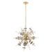 Livex Lighting - 40074-12 - Six Light Pendant - Circulo - Satin Brass