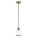 Livex Lighting - 40210-01 - One Light Mini Pendant - Middlebush - Antique Brass