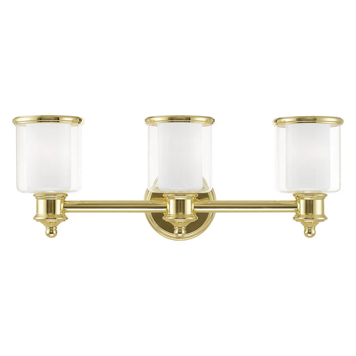 Livex Lighting - 40213-02 - Three Light Bath Vanity - Middlebush - Polished Brass