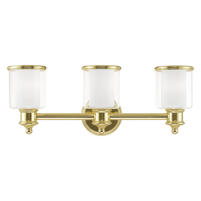 Livex Lighting - 40213-02 - Three Light Bath Vanity - Middlebush - Polished Brass