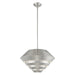 Livex Lighting - 40402-91 - One Light Mini Pendant - Amsterdam - Brushed Nickel