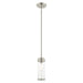 Livex Lighting - 40470-91 - One Light Mini Pendant - Hillcrest - Brushed Nickel
