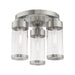 Livex Lighting - 40474-91 - Three Light Ceiling Mount - Hillcrest - Brushed Nickel