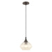 Livex Lighting - 40644-92 - One Light Mini Pendant - Art Glass Mini Pendants - English Bronze