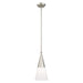 Livex Lighting - 40686-91 - One Light Mini Pendant - Stockholm - Brushed Nickel
