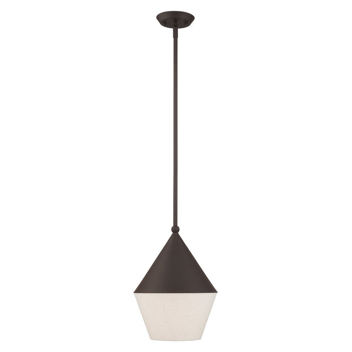 Livex Lighting - 40714-07 - One Light Mini Pendant - Stockholm - Bronze