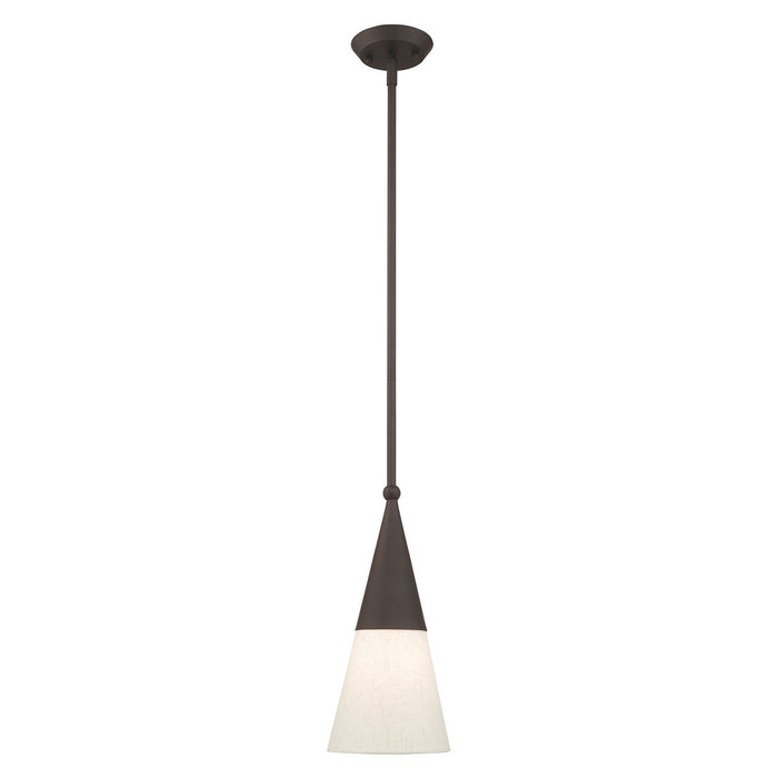Livex Lighting - 40716-07 - One Light Mini Pendant - Stockholm - Bronze