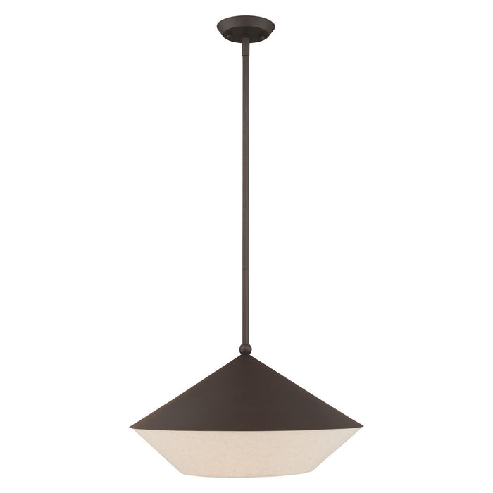 Livex Lighting - 40719-07 - One Light Pendant - Stockholm - Bronze