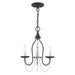 Livex Lighting - 40793-04 - Three Light Mini Chandelier - Alessia - Black