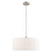 Livex Lighting - 41090-91 - One Light Pendant - Clark - Brushed Nickel